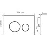 Система инсталляции для унитазов WASSERKRAFT VILS 56TLT.010.ME.CH02